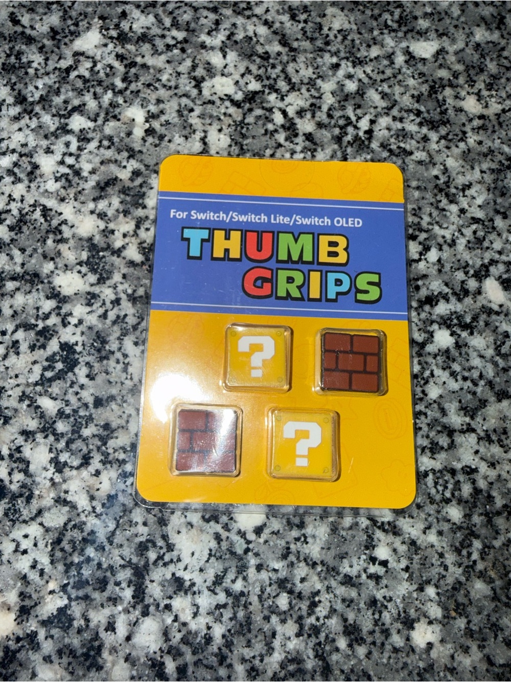 Switch Thumb Grips - Yellow & Black